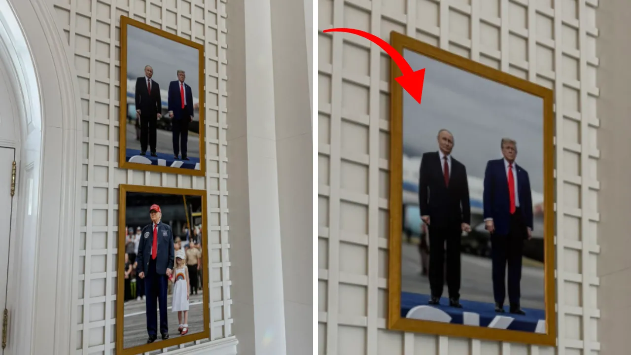 Trump, Putin'le fotoğrafını Beyaz Saray'a astı: Bir kare bin kelimeye bedeldir
