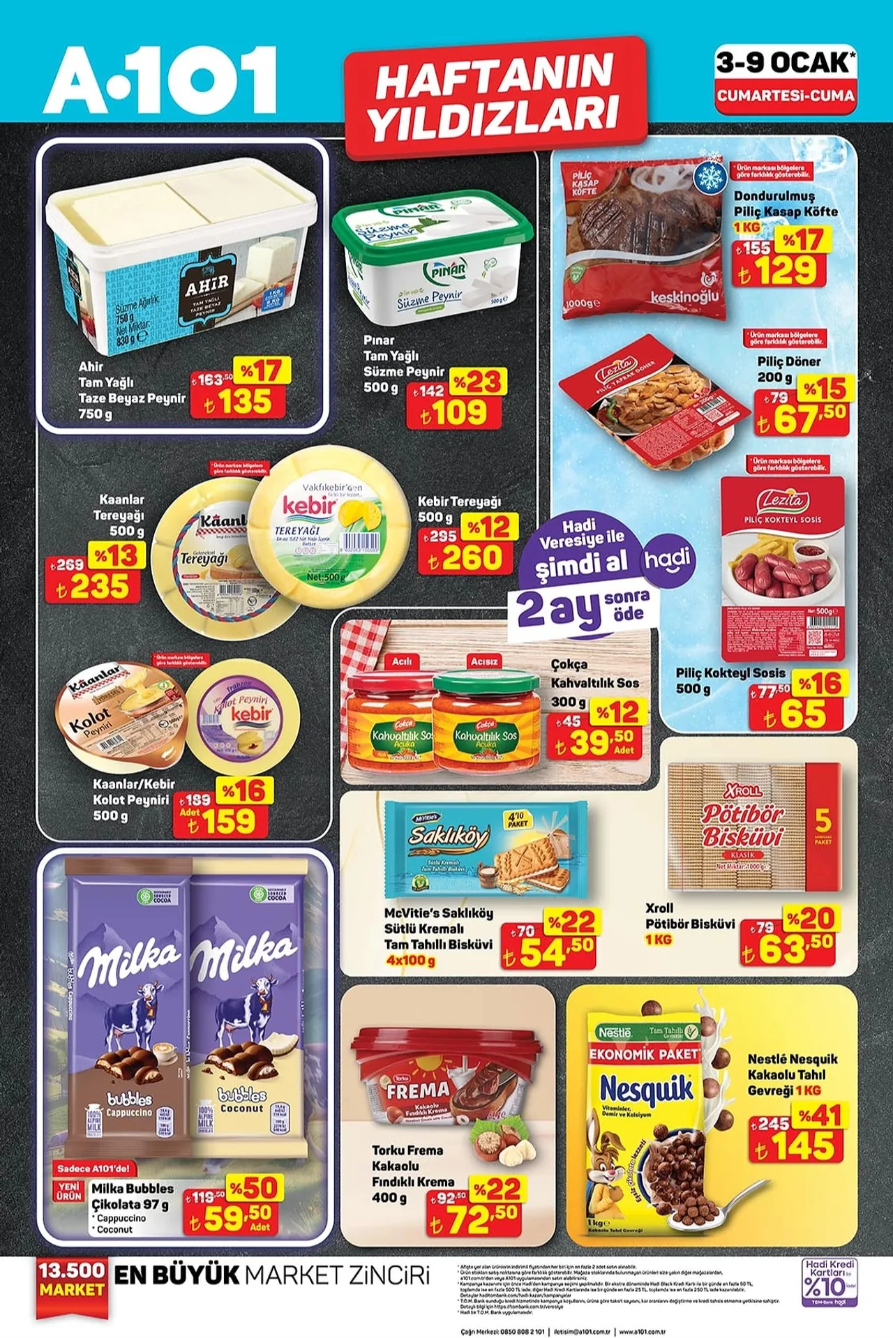A101 aktüel kataloğu paylaşıldı! İşte 3-9 Ocak 2026 indirimli ürünler listesi