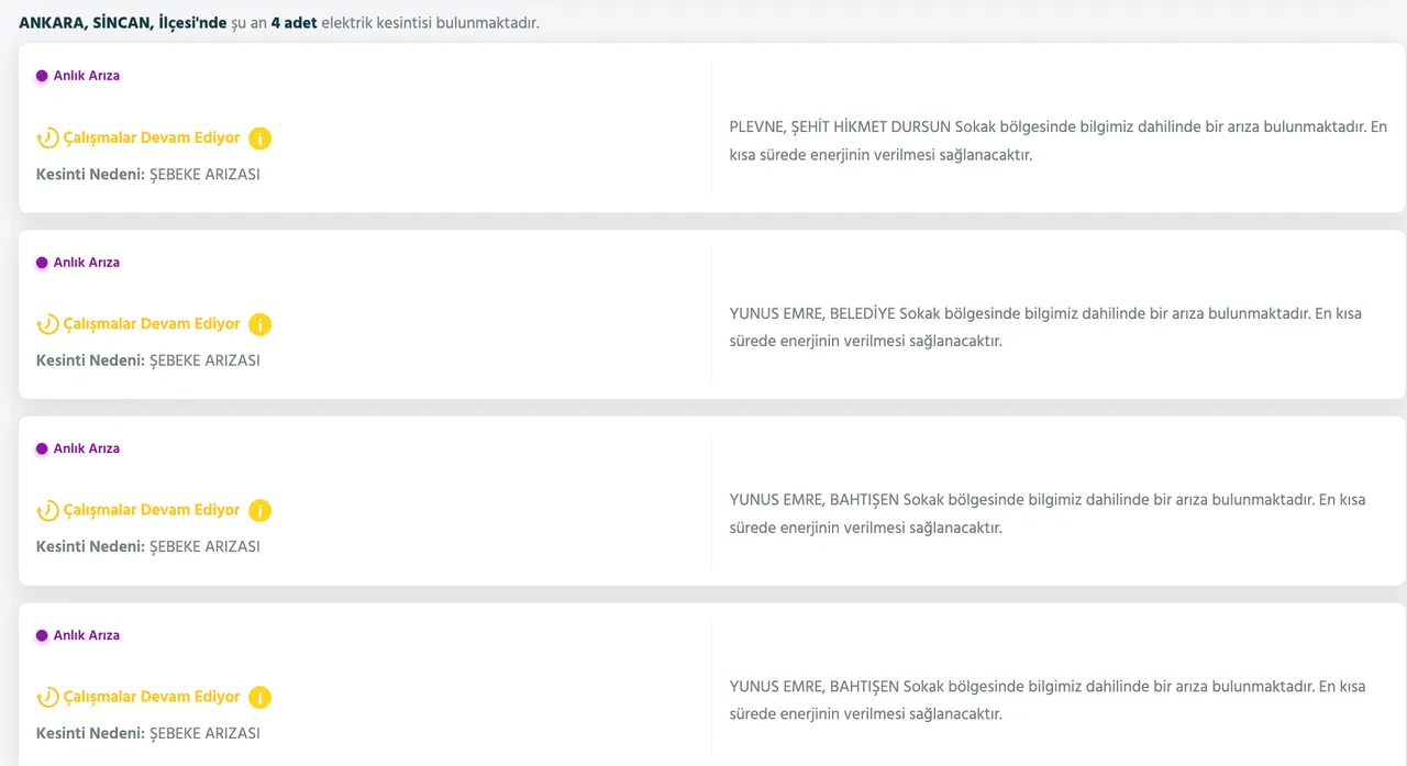 Başken EDAŞ elektrik kesintisi son dakika: 3 Ocak 2026 Ankarada elektrikler ne zaman gelecek? İşte ilçe ilçe kesinti listesi...
