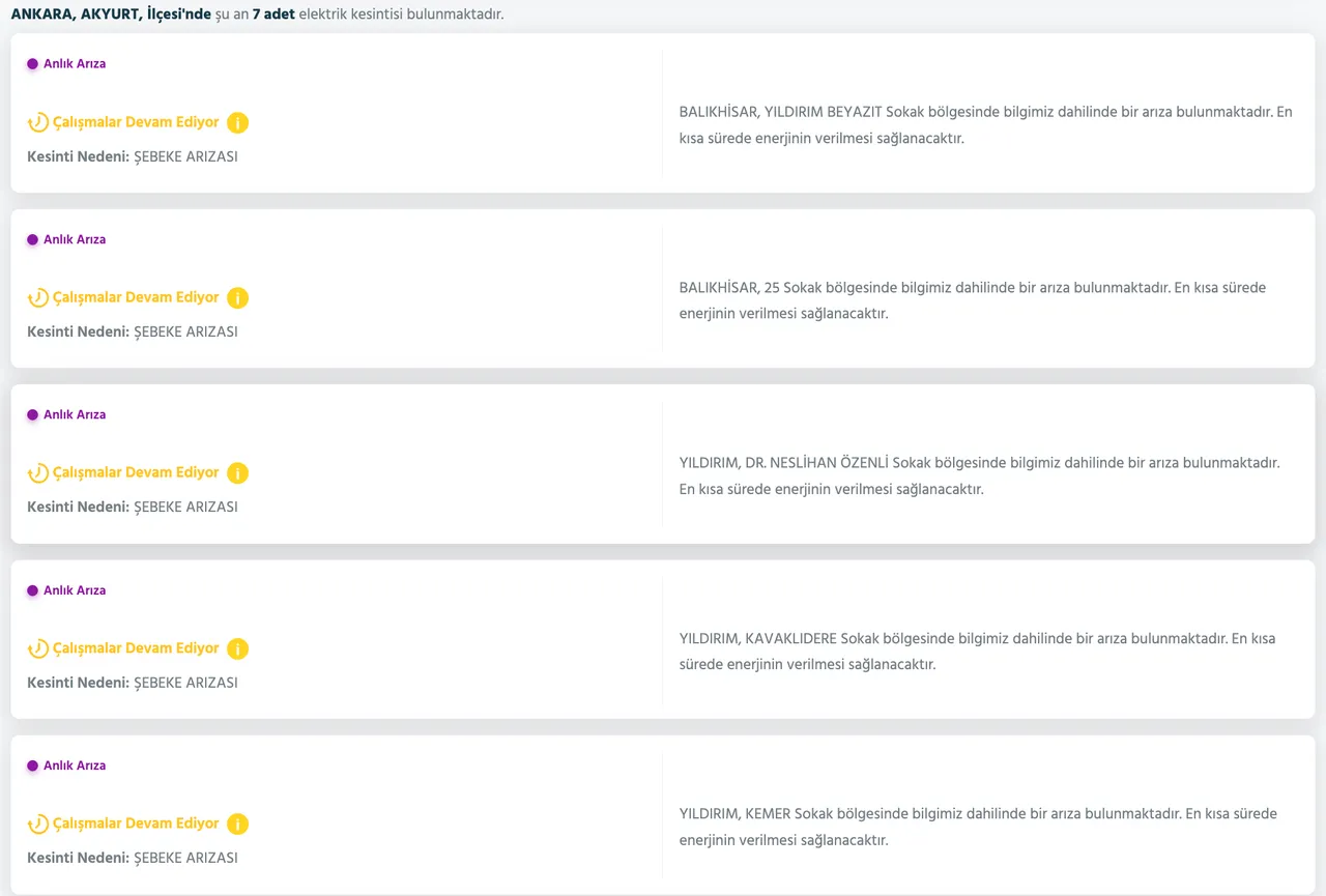 Başken EDAŞ elektrik kesintisi son dakika: 3 Ocak 2026 Ankarada elektrikler ne zaman gelecek? İşte ilçe ilçe kesinti listesi...