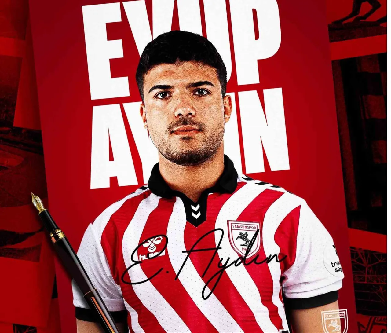 Eyüp Aydın, sezon başında Samsunspor tarafından Galatasaray'dan kiralanmıştı