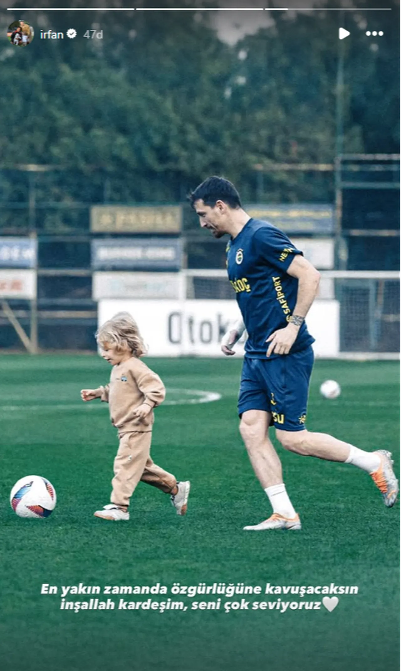 İrfan Can Kahveci ile Çağlar Söyüncü’den destek mesajları