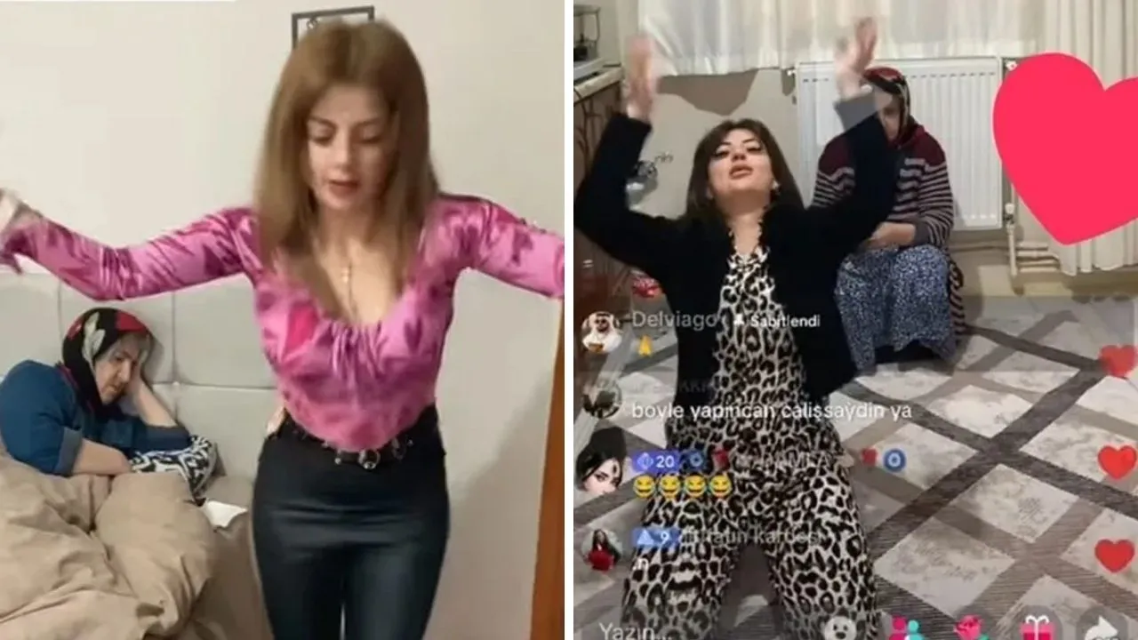 TikTok'ta yürekleri sızlatan görüntü! Demans hastası annesini kullanarak para topladı