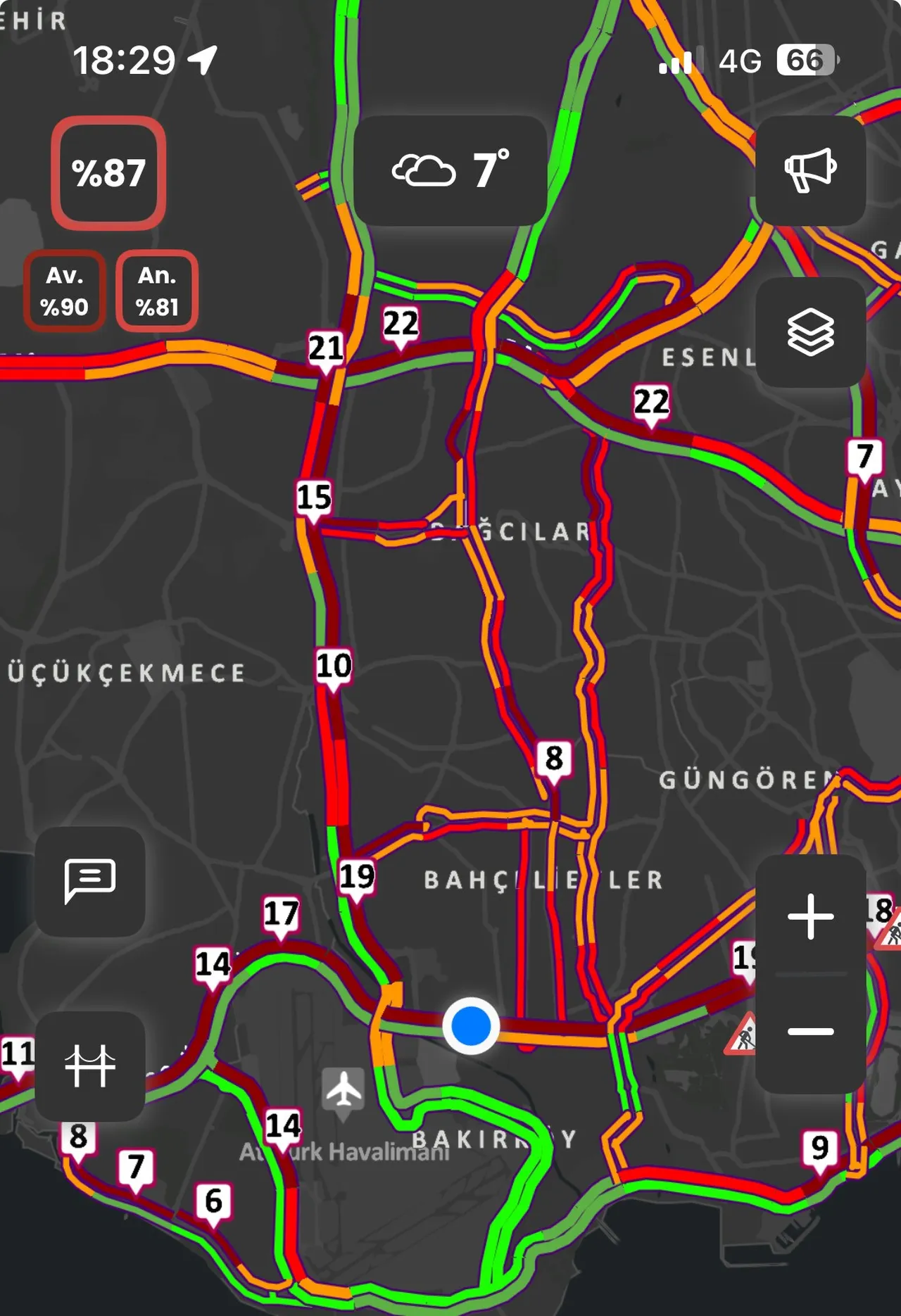 Haftanın son mesai gününde İstanbul trafiği kilitlendi! Yoğunluk yüzde 90a yaklaştı