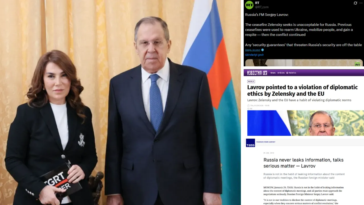 Türkiye'nin Lavrov röportajı Rus basınında geniş yankı uyandırdı: Rusya asla bilgi sızdırmaz