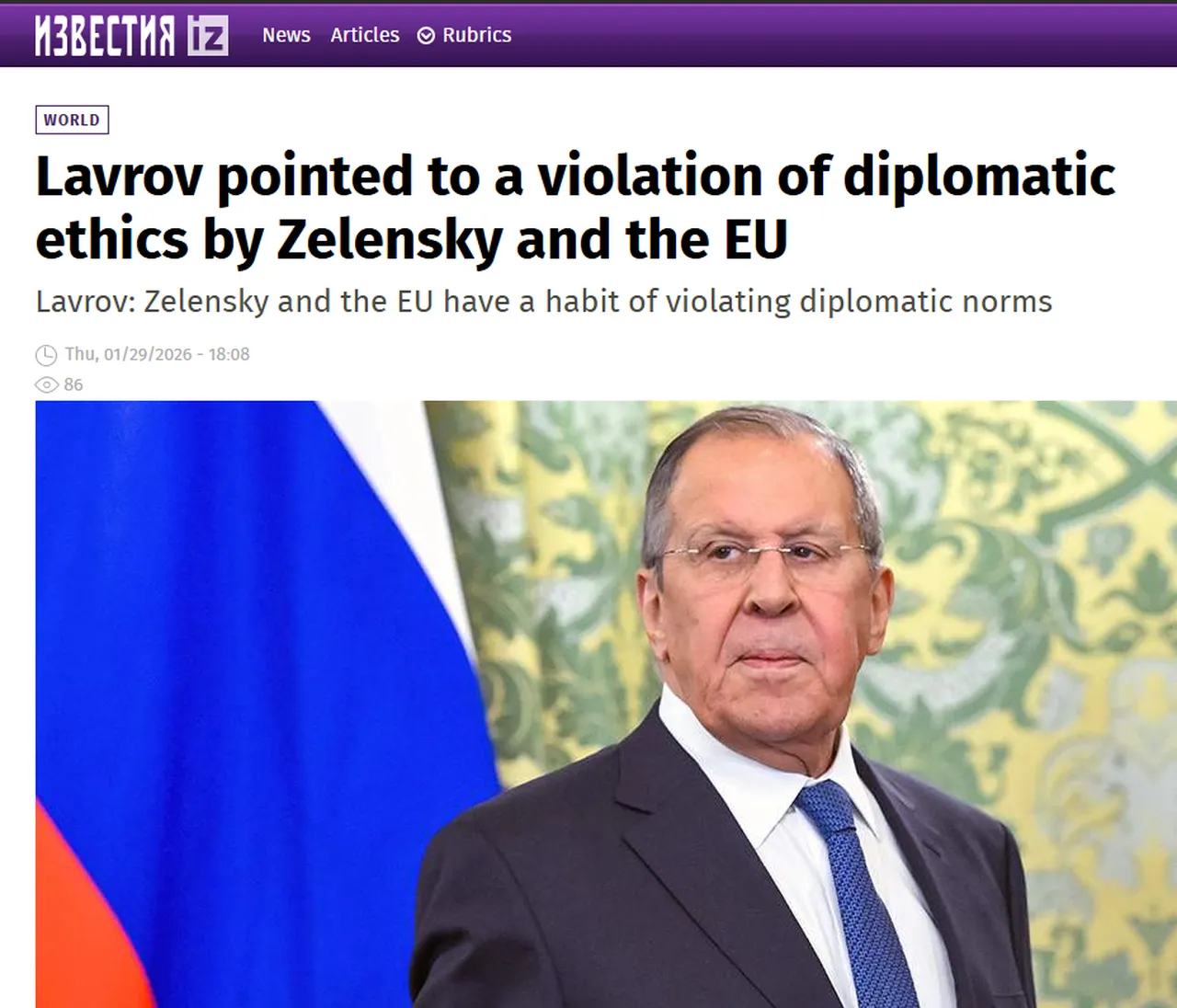 Türkiyenin Lavrov röportajı Rus basınında geniş yankı uyandırdı: Rusya asla bilgi sızdırmaz