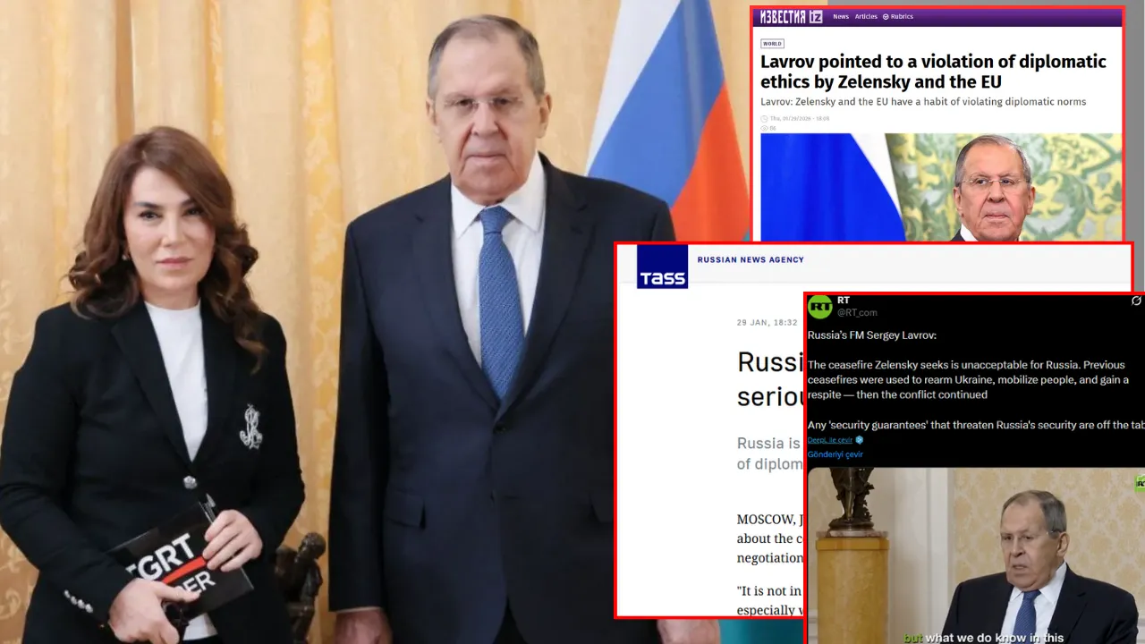 Türkiye Gazetesi'nin Lavrov röportajı Rus basınında geniş yankı uyandırdı: Zelenskiy ve öğretmenleri...
