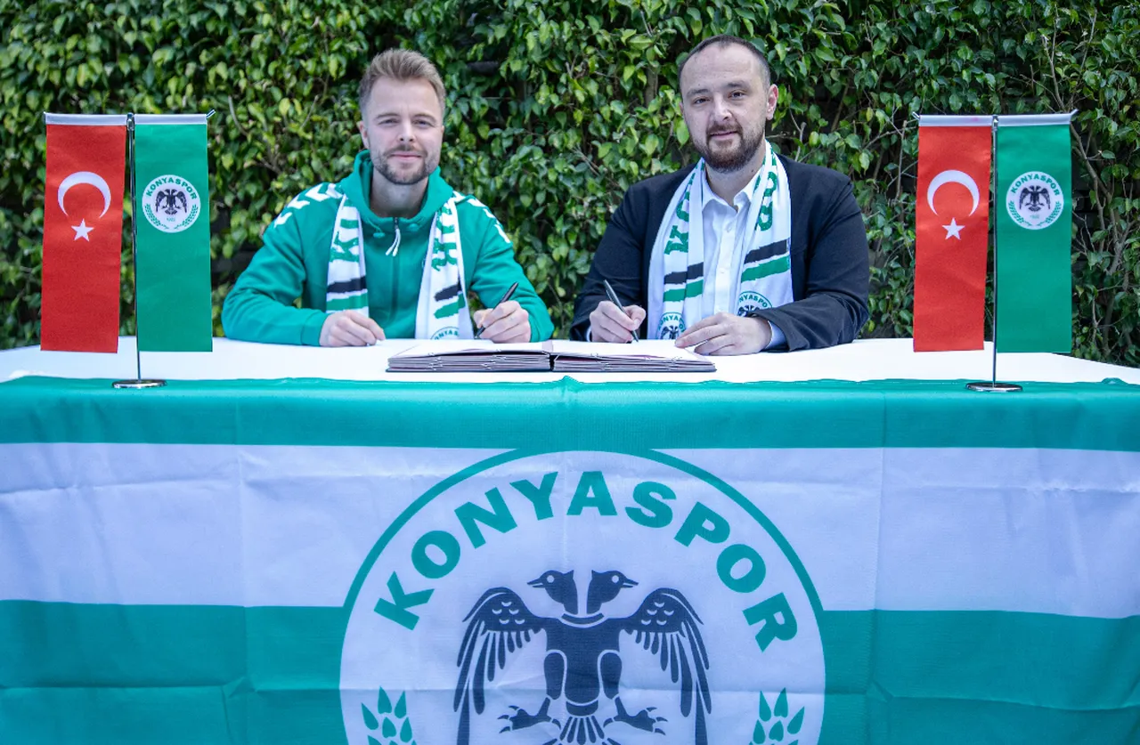 Konyaspor transferi açıkladı: Sander Svendsen yeşil-beyazlılarda