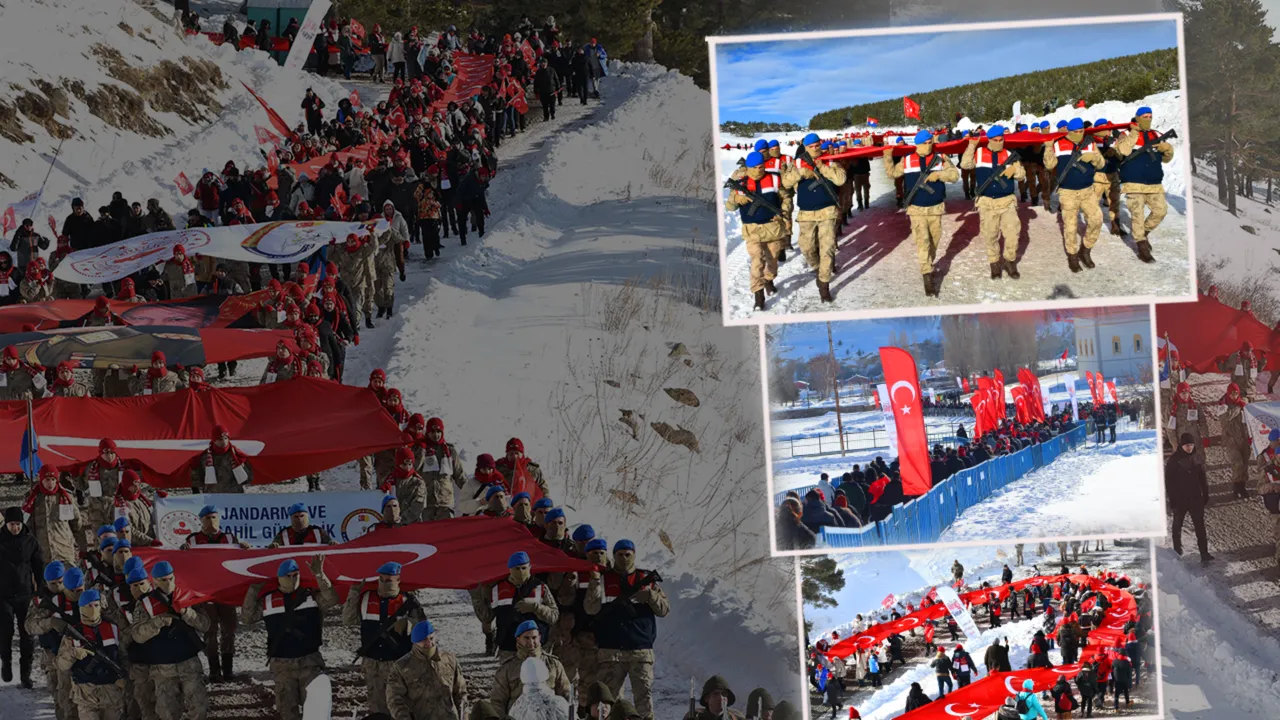 Sarıkamış Harekatı'nın 111. yılında duygulandıran vefa! Yüzlerce kişi şehitler için yürüdü 