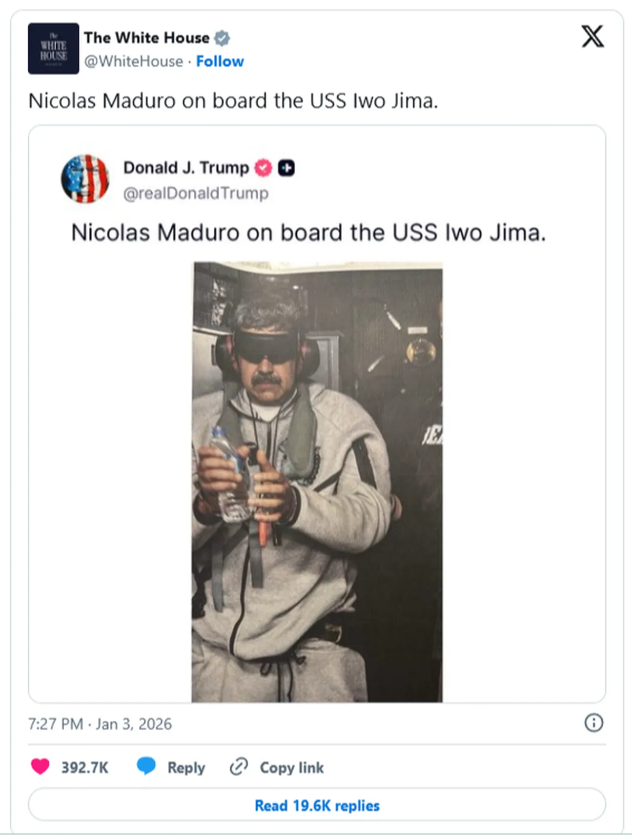 Satışları patladı! Maduronun eşofmanı küresel trend oldu