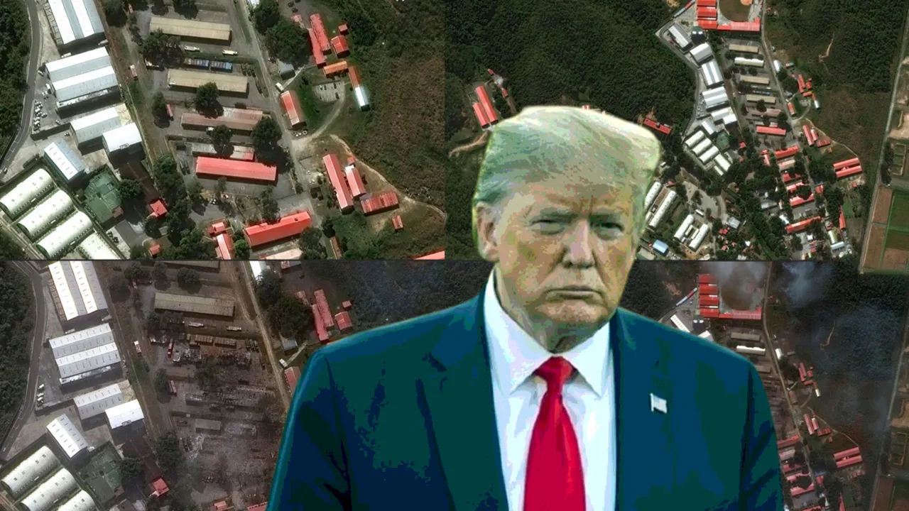 Venezuela'da çarpıcı görüntüler! ABD saldırısının yol açtığı yıkım uydudan görüntülendi