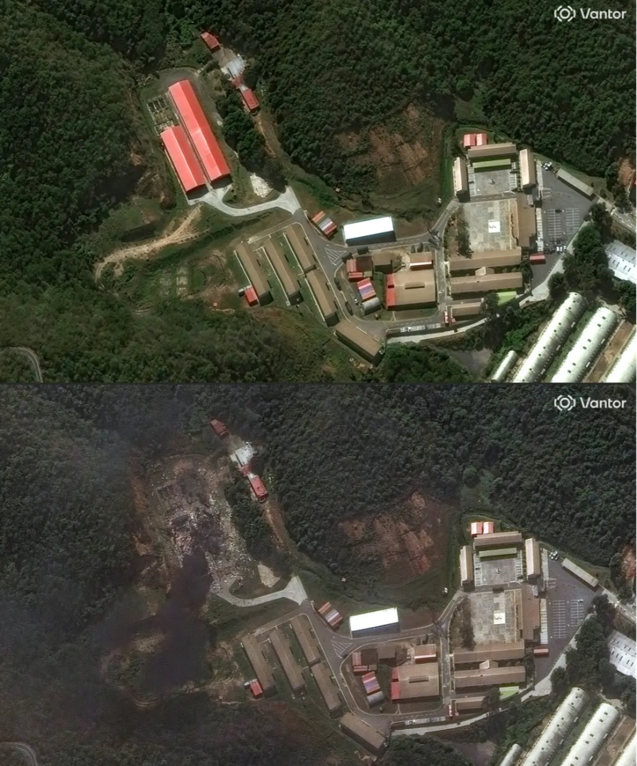 SALDIRININ İZLERİ UYDU GÖRÜNTÜLERİNDE