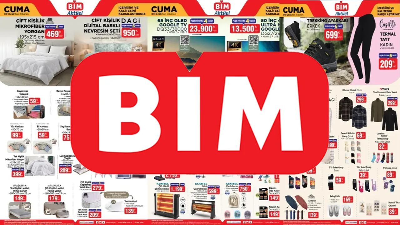 Bu hafta satışa çıkıyor! BİM aktüel katalog 6-9 Ocak indirimleri: BİM aktüel ürünler kataloğunda neler var?