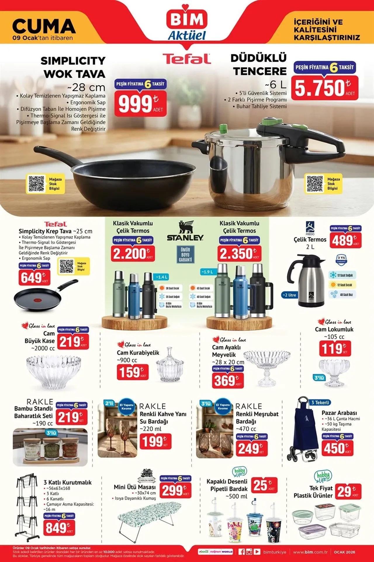 Bu hafta satışa çıkıyor! BİM aktüel katalog 6-9 Ocak indirimleri: BİM aktüel ürünler kataloğunda neler var?