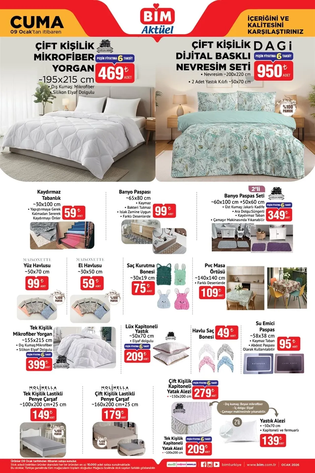 Bu hafta satışa çıkıyor! BİM aktüel katalog 6-9 Ocak indirimleri: BİM aktüel ürünler kataloğunda neler var?