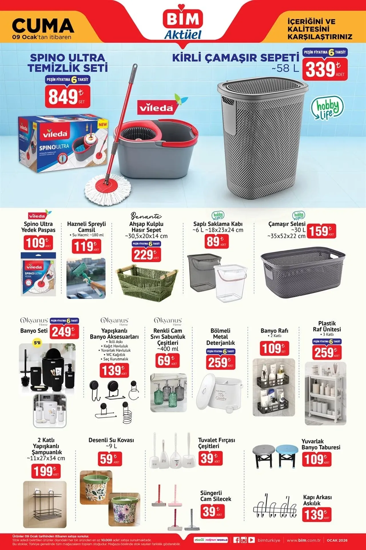 Bu hafta satışa çıkıyor! BİM aktüel katalog 6-9 Ocak indirimleri: BİM aktüel ürünler kataloğunda neler var?