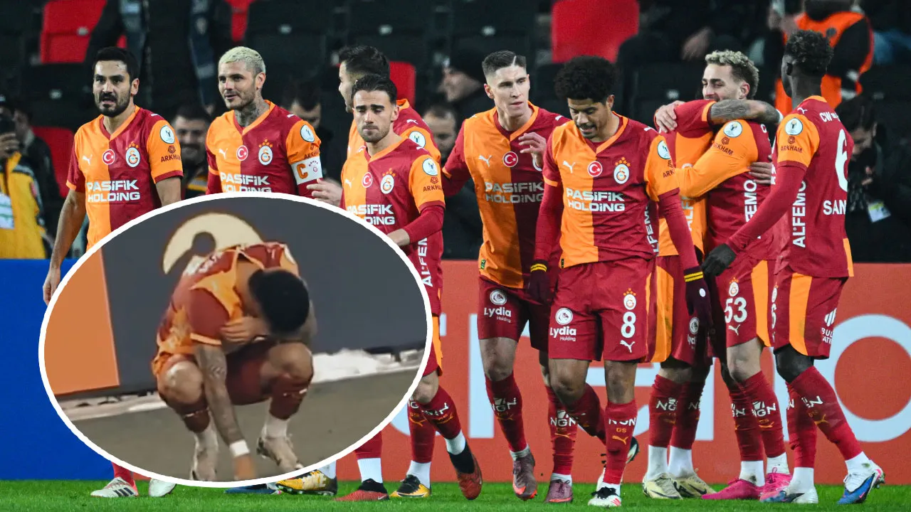 Galatasaraylı yıldızın duygusal anları: Gözyaşlarına engel olamadı