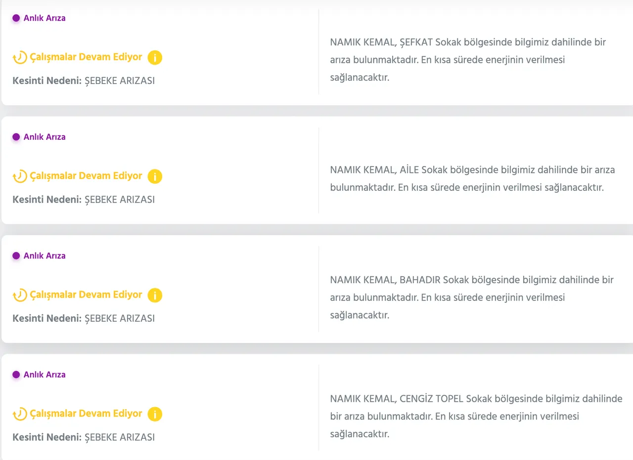 Ümraniye elektrik kesintisi son dakika: Ümraniyede elektrikler ne zaman gelecek? İşte AYEDAŞ kesinti listesi