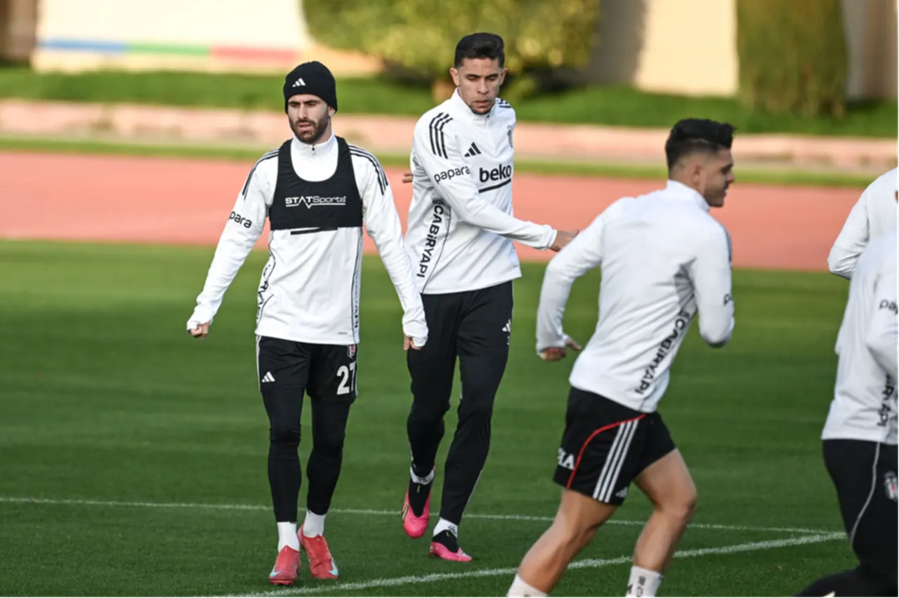 Beşiktaş antrenmanından