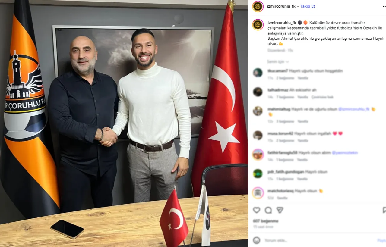 İzmir Çoruhlu FK'nin transfer paylaşımı