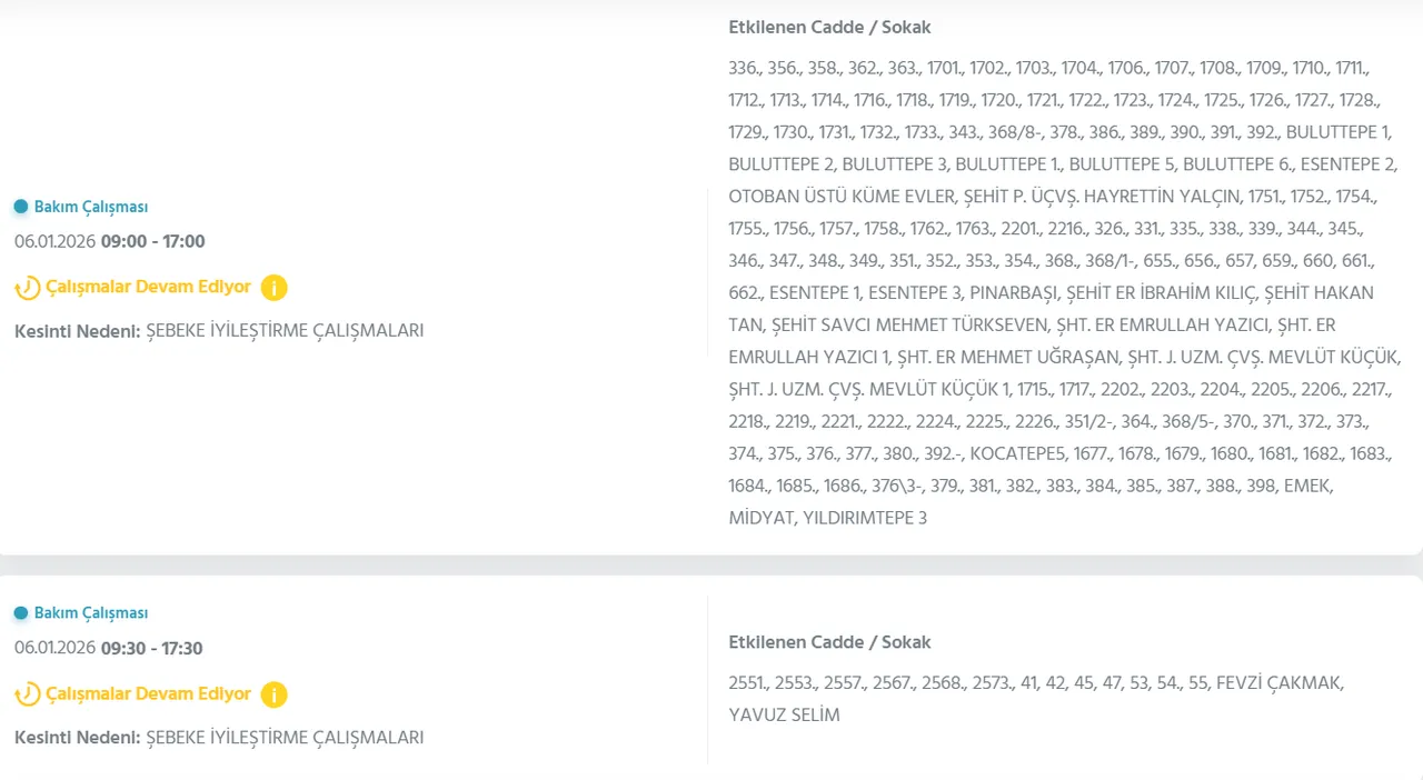 Hatayda günlerdir süren elektrik kesintileriyle ilgili açıklama! Elektrikler ne zaman gelecek?