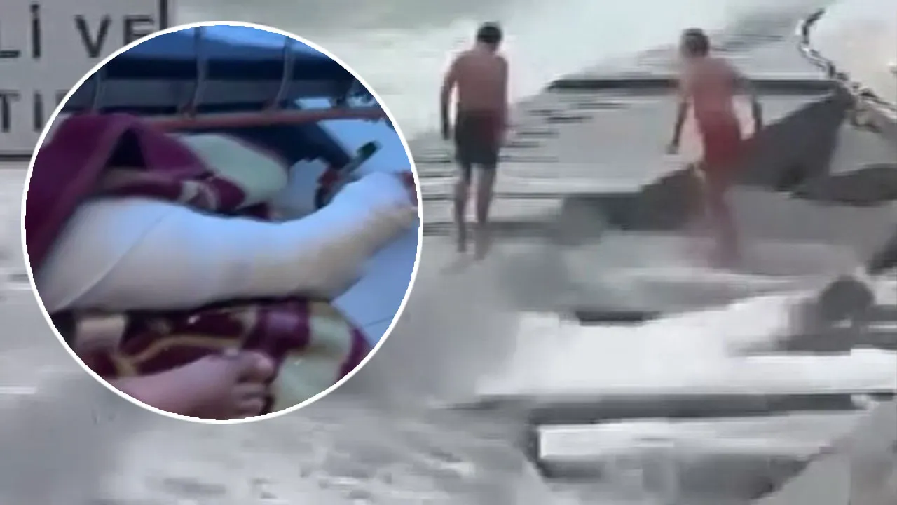 İstanbul'da lodos felaketi! 3 kişi ölümden döndü