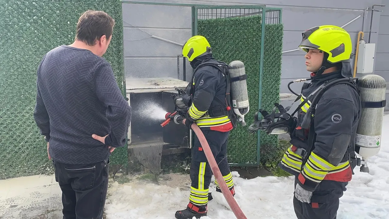 Boluda restoranda yangın paniği! Çevredeki iş yerleri tahliye edildi