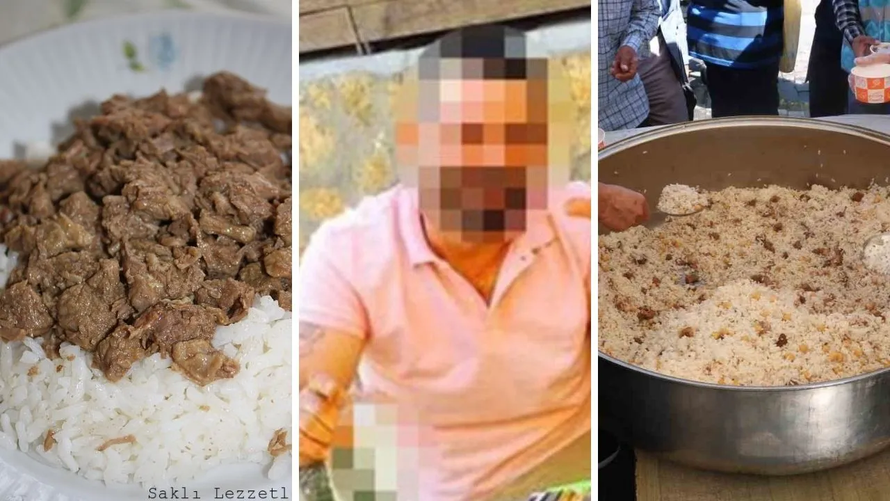 Bu nasıl hayır? Babası için 500 kilo domuz etli pilav dağıttı
