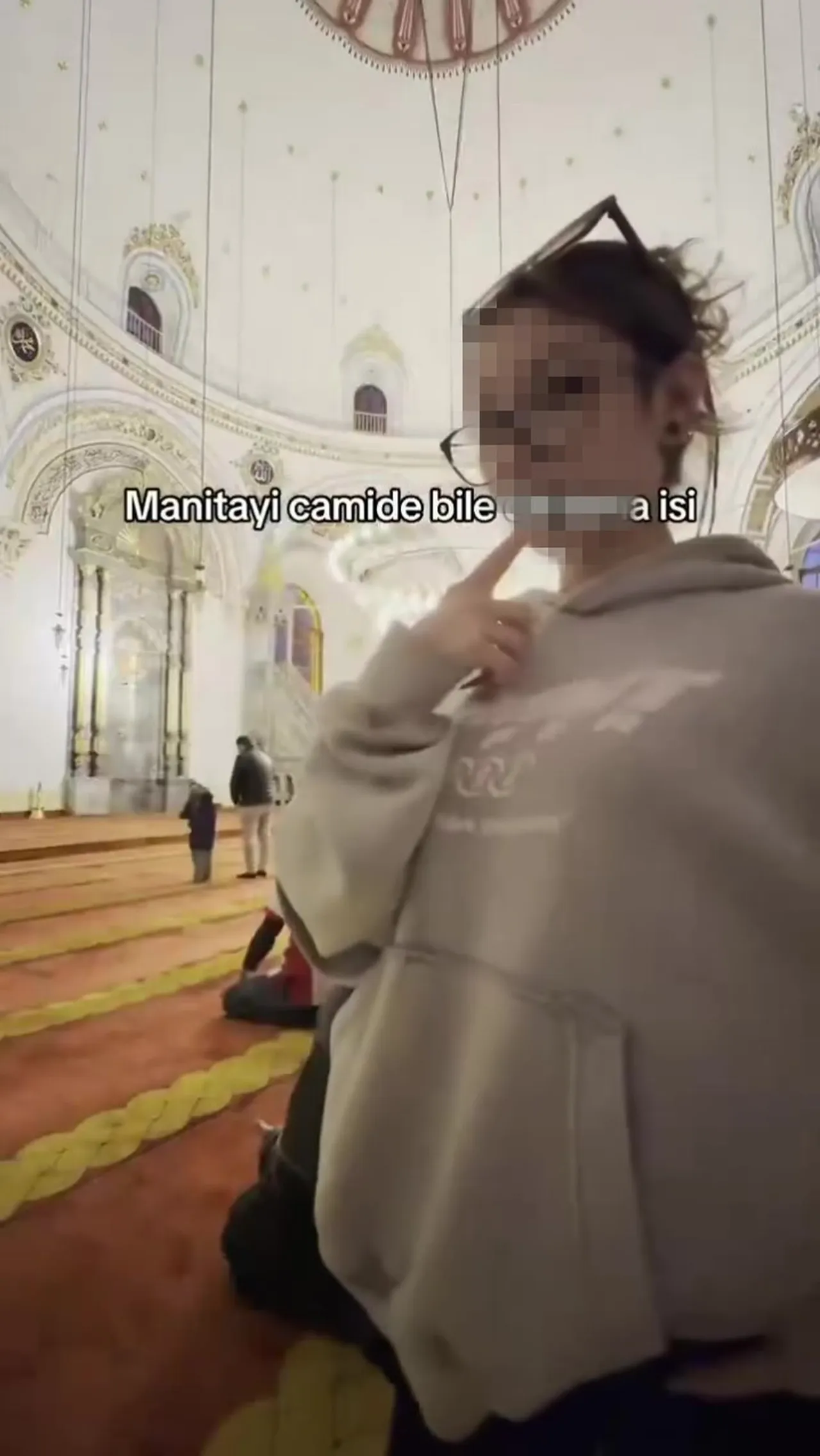 Konyada camide dans eden genç serbest bırakıldı