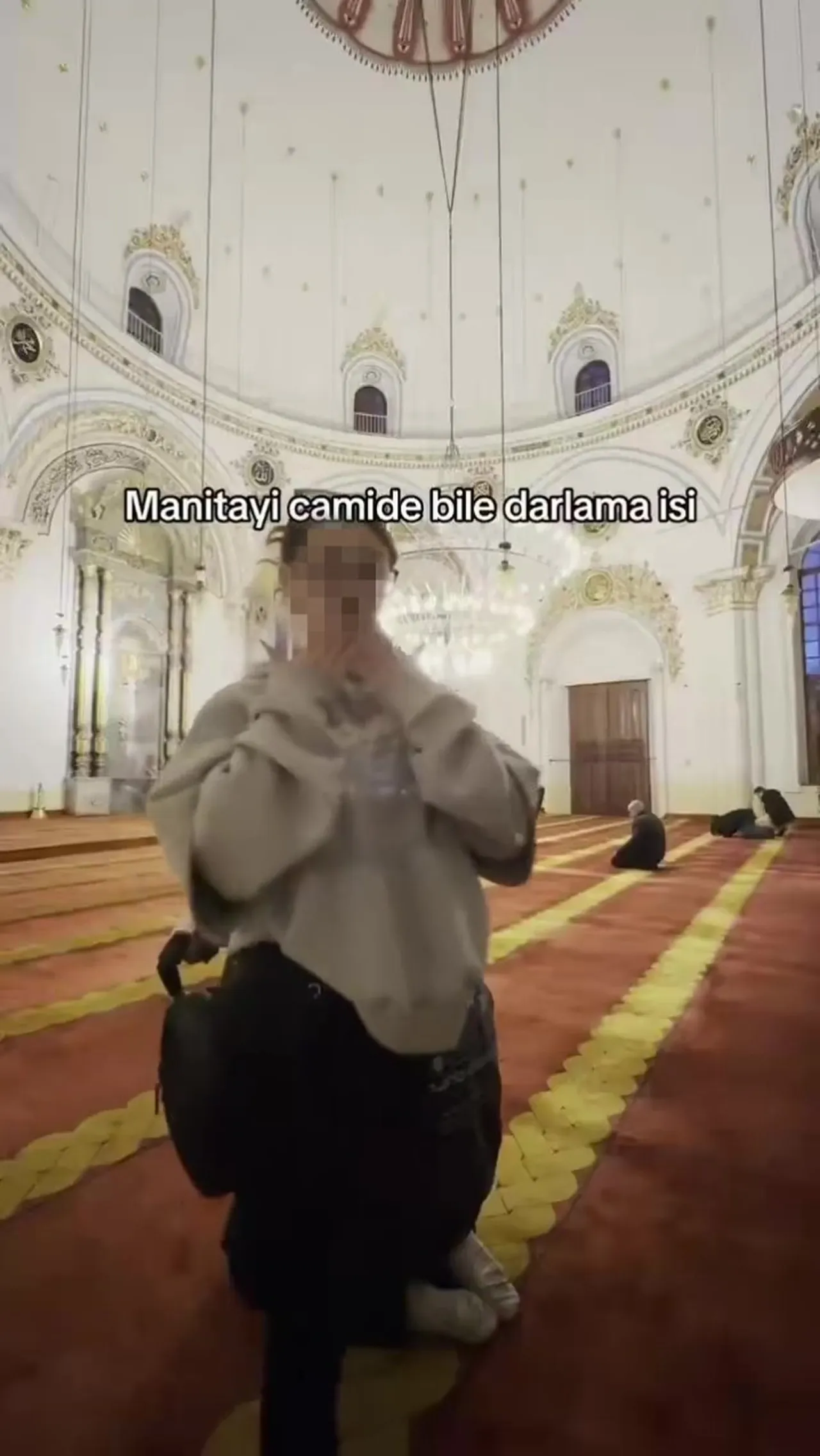 Konyada camide dans eden genç serbest bırakıldı