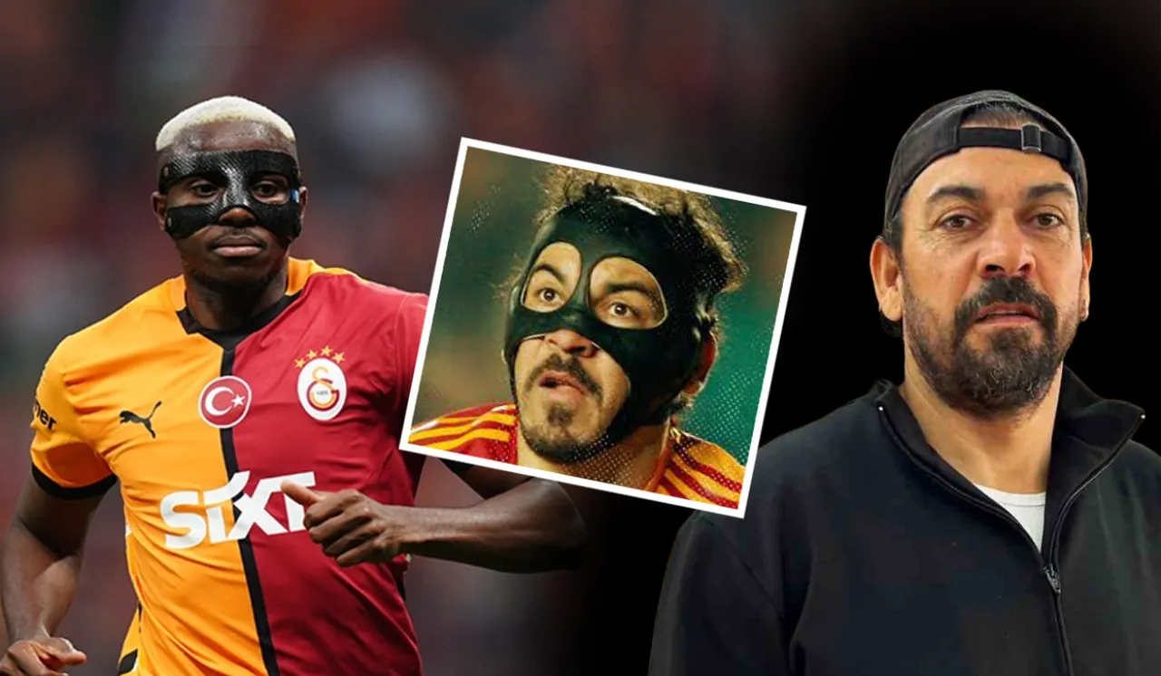 Osimhen ile gündem olan maskeyi bir de Servet Çetin'den dinleyin: Drakula zannederdin