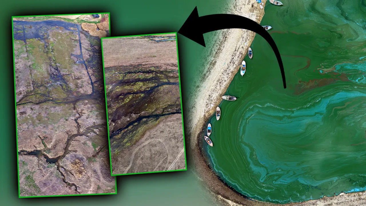 72 yıllık barajda alarm! Ege’nin yeşil can damarı siyaha büründü 