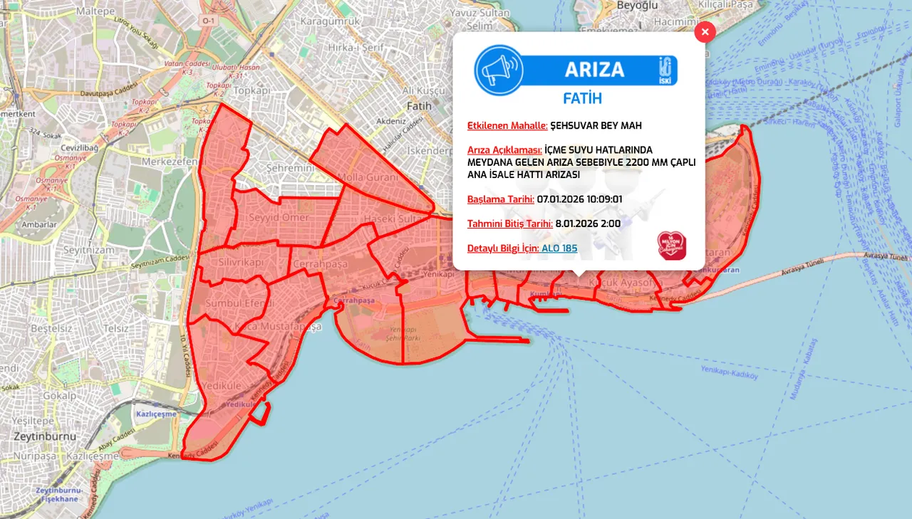 Fatih su kesintisi son dakika: Sular ne zaman gelecek?