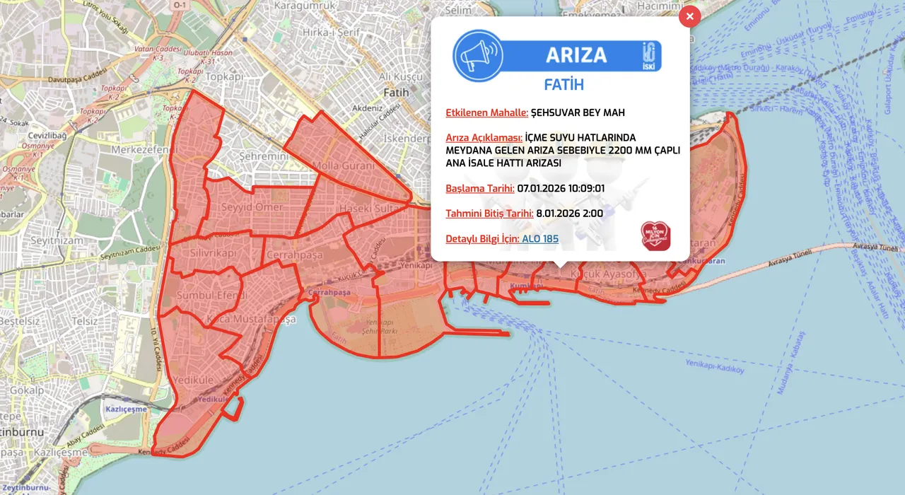 Fatih su kesintisi son dakika: Sular ne zaman gelecek?