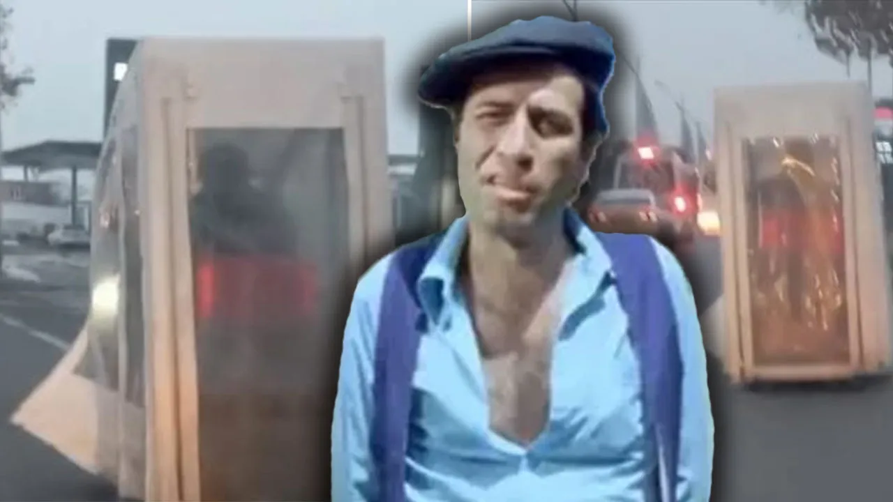 Gören bir daha baktı! Akıllara Sakar Şakir'deki sahne geldi 