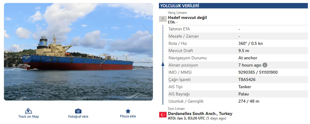 İHA saldırısına uğrayan tanker Türkiyeden yardım istedi