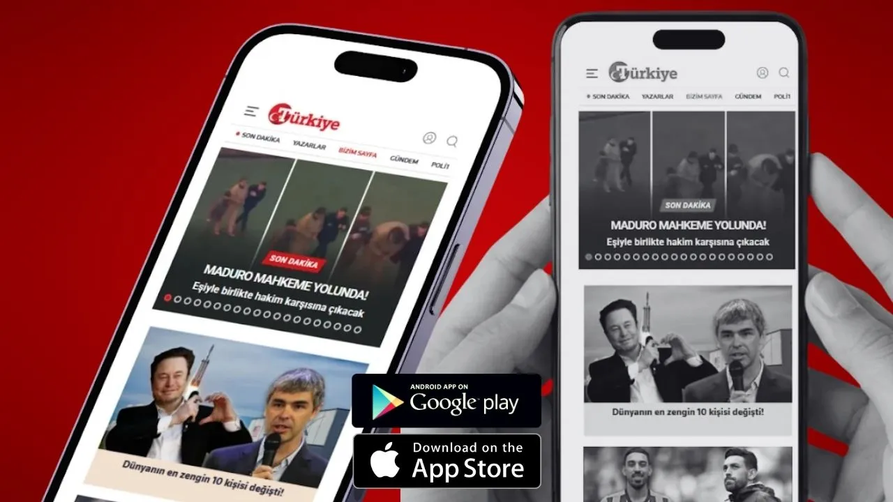 IOS ve Android uygulamamız güncellendi! Türkiye Gazetesi mobil uygulamasını indirmek için tıklayın