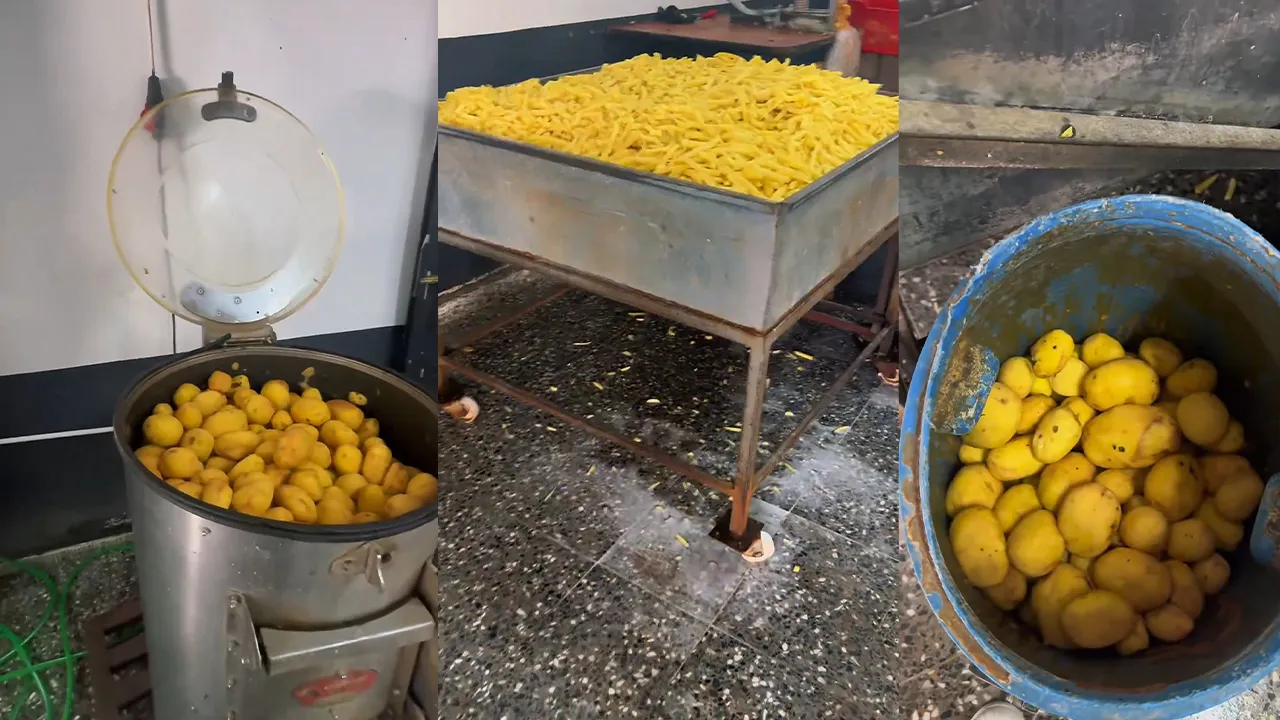 Mide bulandıran görüntüler! Cips diye satılan 600 kilo ürün imha edildi