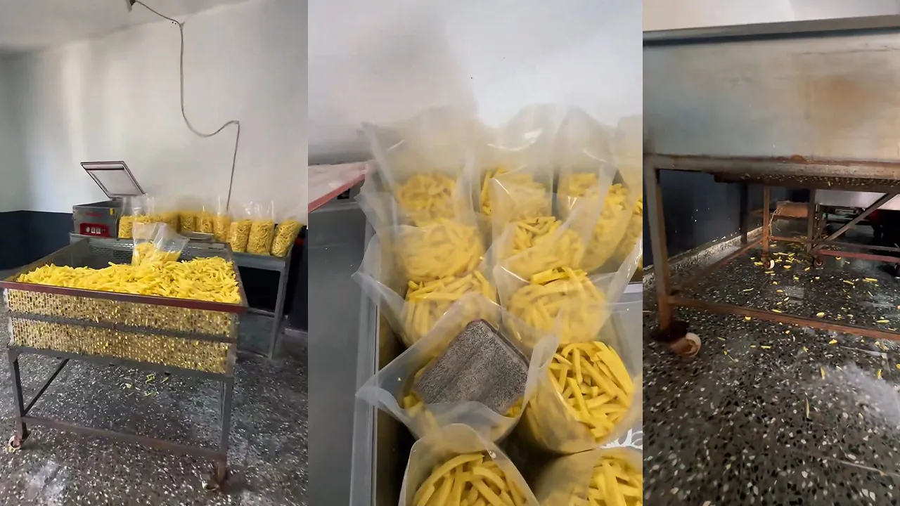 Mide bulandıran görüntüler! Cips diye satılan 600 kilo ürün imha edildi