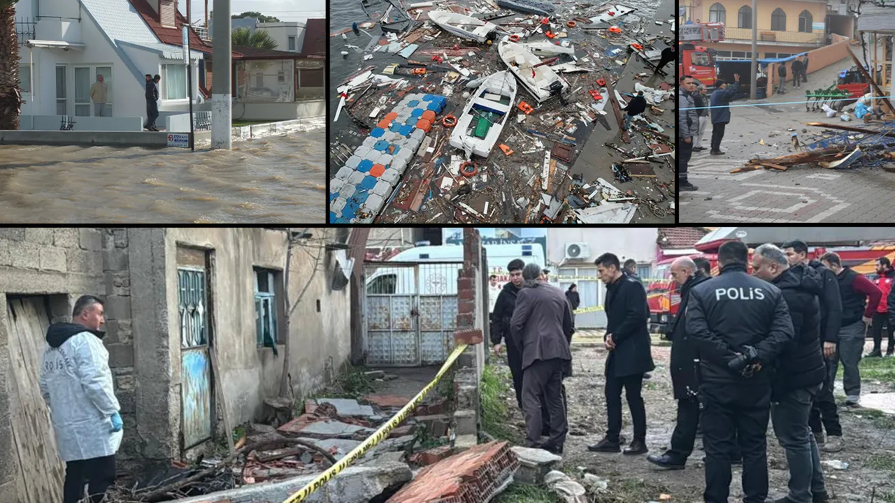 Taş üstünde taş kalmadı...Türkiye fırtınaya teslim! 22 yaşındaki genç can verdi