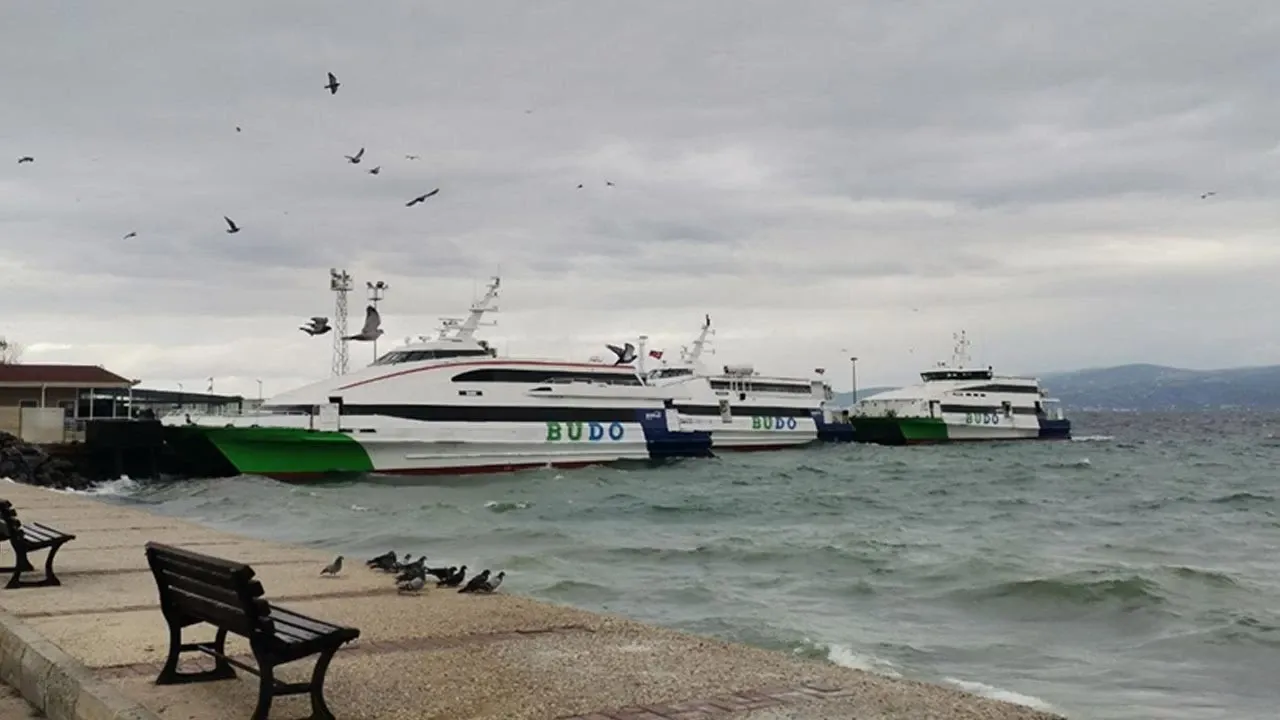 BUDO seferlerine fırtına engeli! Yeni açıklama geldi, iptal edildi