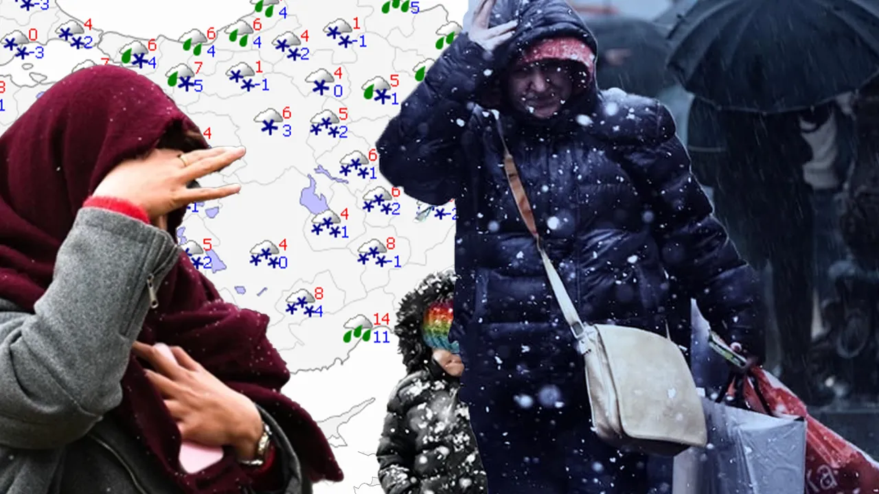 KAR VE SAĞANAK BİRDEN GELİYOR!