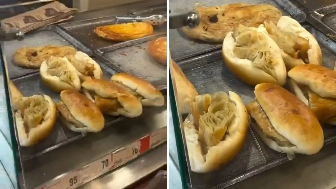 Sosyal medyada gören inanamadı! Bir işletme ekmek arası börek satmaya başladı