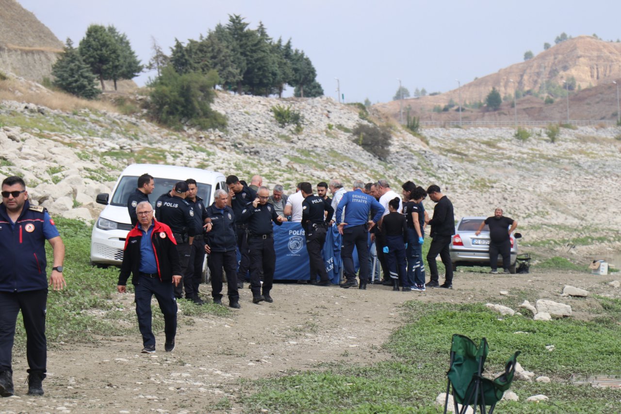Denizlide baraj gölünde erkek cesedi bulundu! Vücudunda darp izleri var