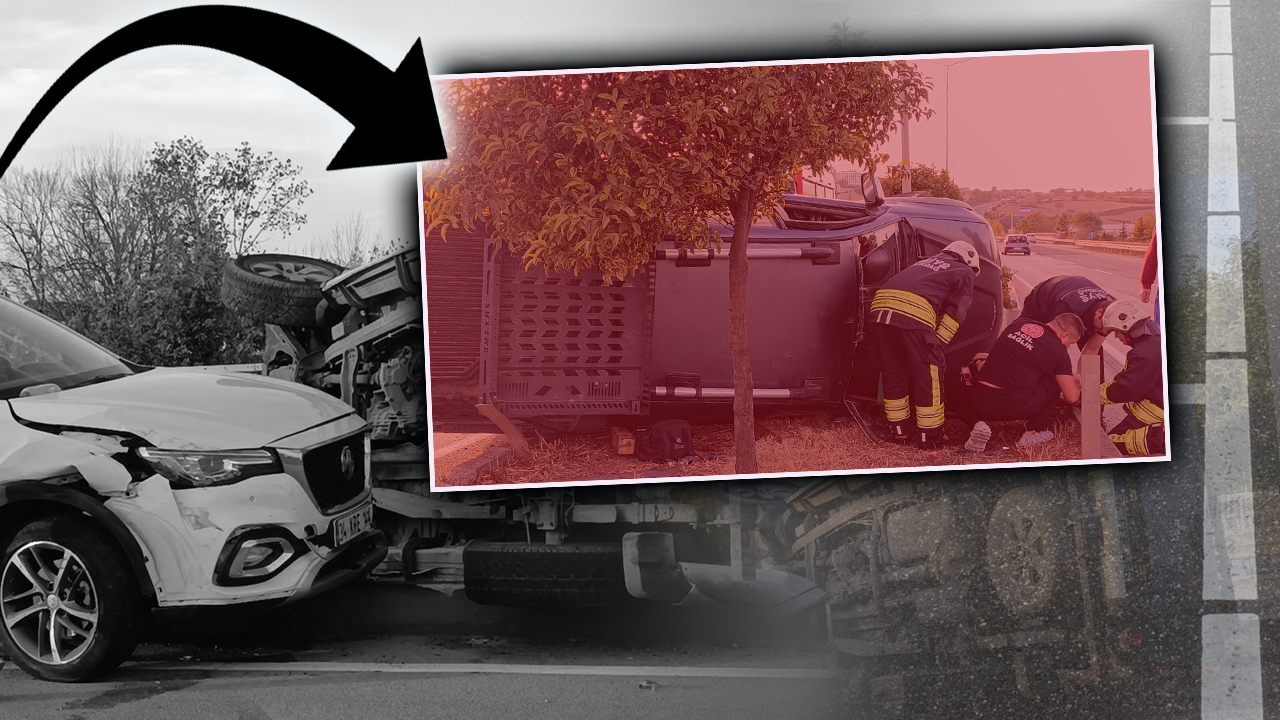 Otomobili kaçırdı, peş peşe kaza yaptı: 3 yaralı