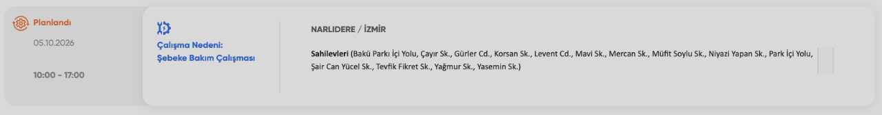 İzmir elektrik kesintisi 3-4-5 Ekim GDZ Elektrik (Buca, Bayraklı, Bornova, Bergama, Urla, Ödemiş, Kiraz, Kınık, Menderes, Bayındır, Çeşme, Karşıyaka planlı kesinti)