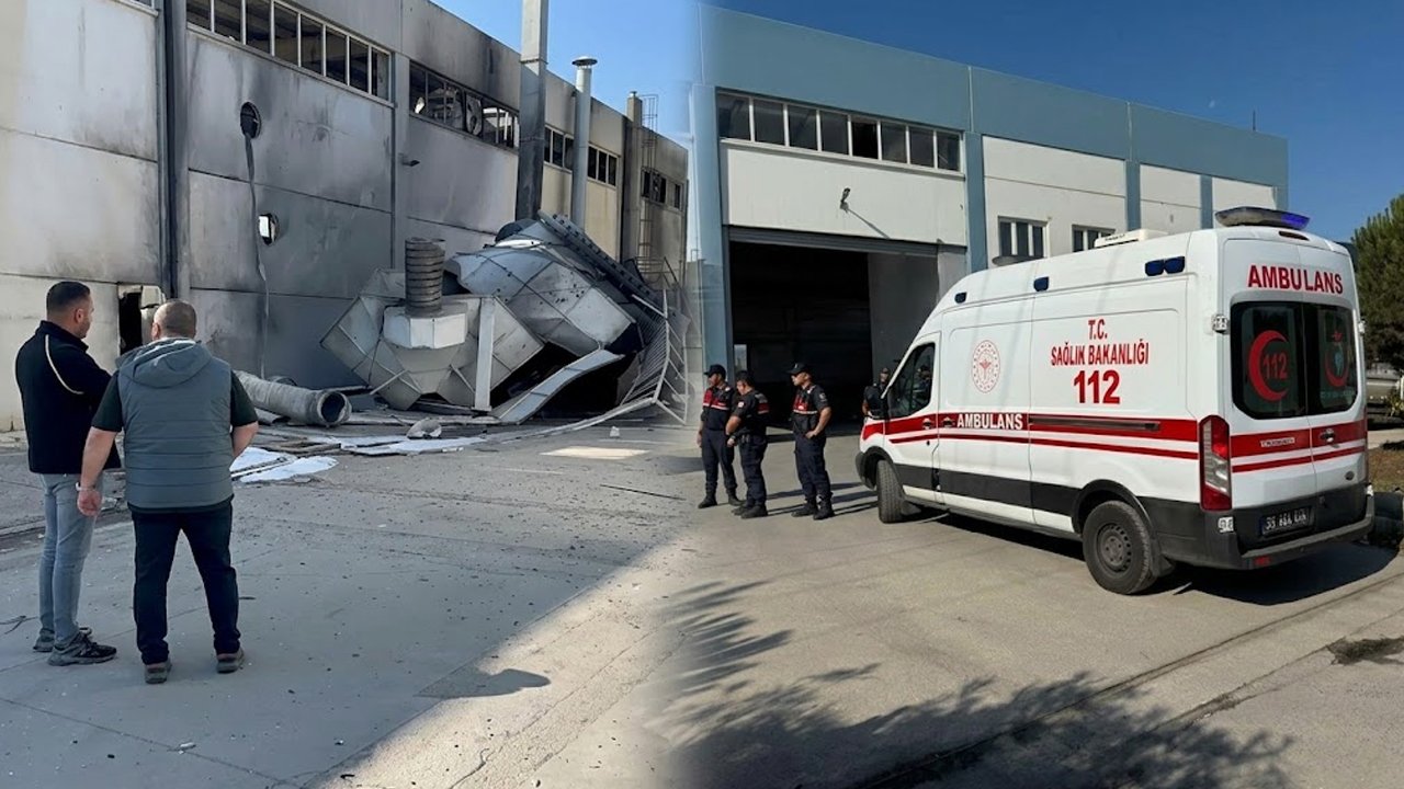 İzmir'de fabrikada patlama: 3'ü ağır 7 işçi yaralandı