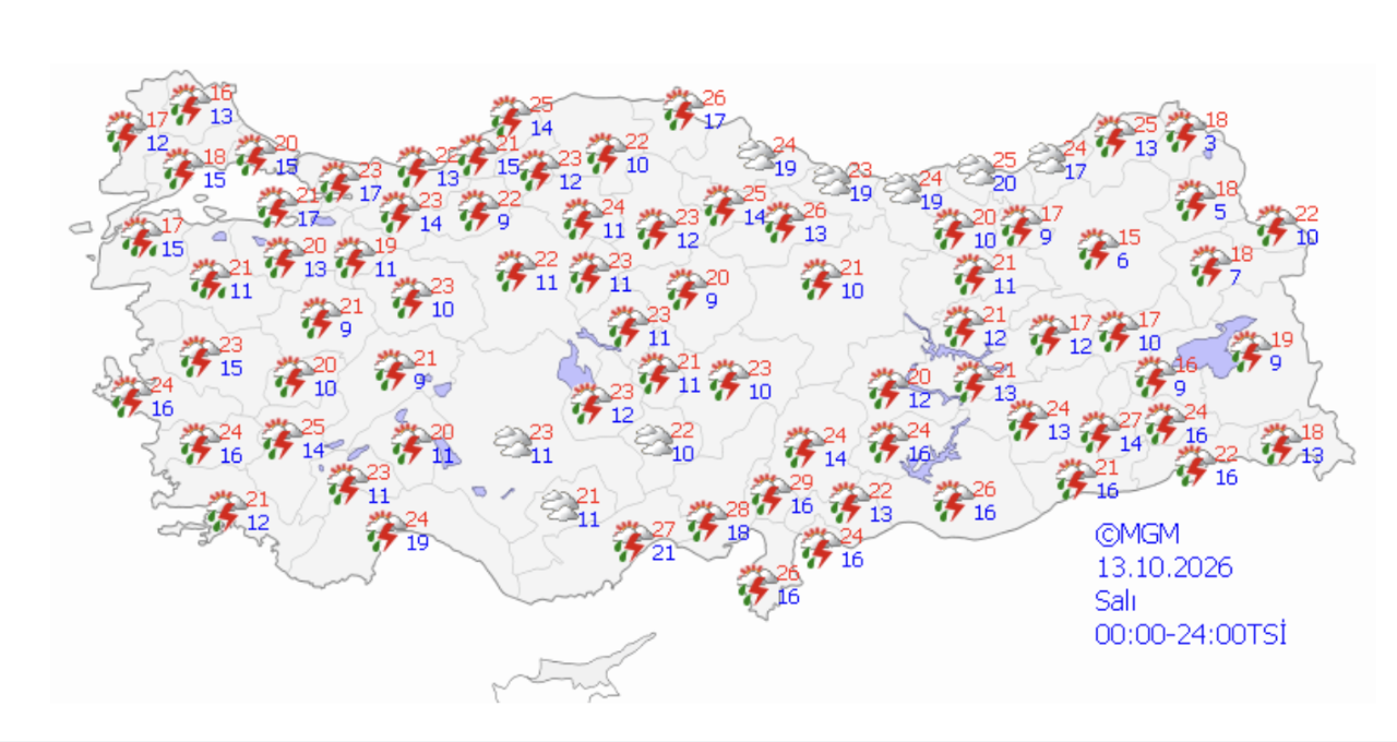 Meteorolojiden yurt genelinde yağış alarmı! Bu hafta hava nasıl olacak, yağmur var mı?