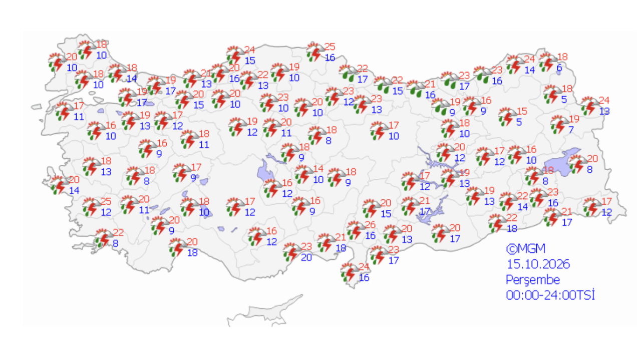 Meteorolojiden yurt genelinde yağış alarmı! Bu hafta hava nasıl olacak, yağmur var mı?
