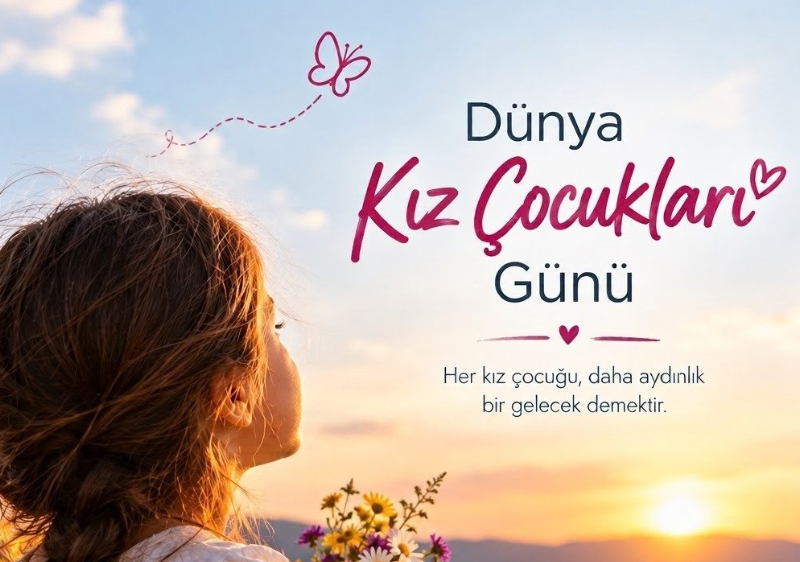 11 Ekim Dünya Kız Çocuklar Günü mesajları...  Instagram  -  X  için Kız Çocuklar Günü mesajları.